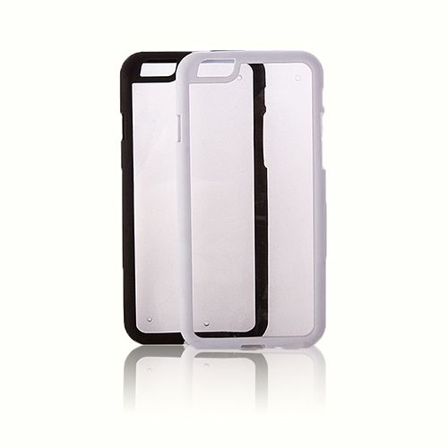 iPhone 6 4,7 inç Çerçeveli Soft Silikon Siyah