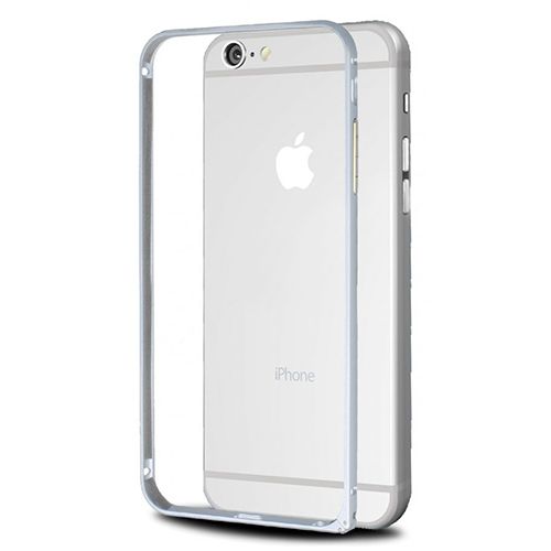 iPhone 6 4,7 inç Metal Bumper Çerçeve Kılıf Gri