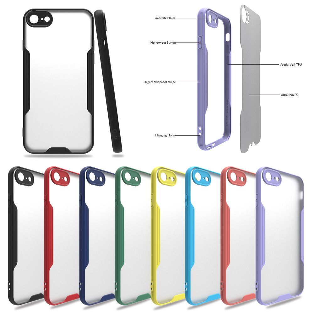 iPhone 7 / 8 Kılıf Platin Matte Silikon Arka Kapak
