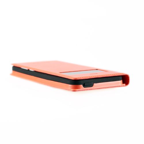 iPhone SE | 5S | 5 Dikişli Cüzdanlı Kılıf ARIUM SKIN Turuncu