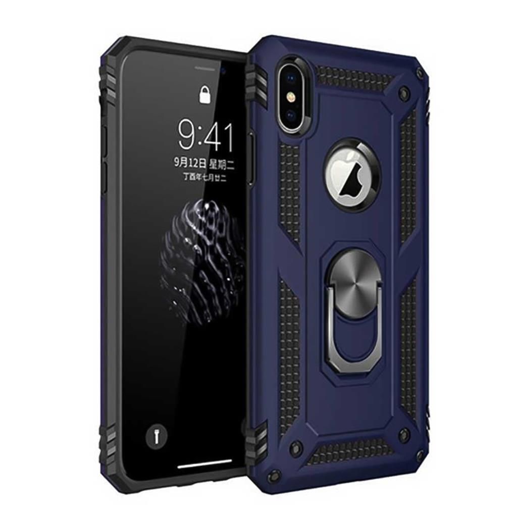 iPhone XS Max Kılıf Panzer Ring Tam Koruma Arka Kapak