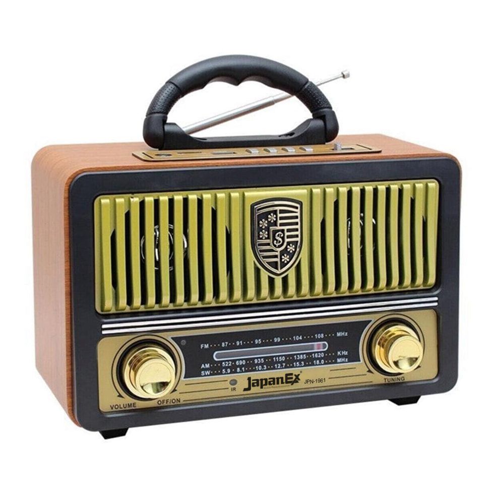JapanEx JPN-1961 Nostalji Radyo Bluetooth Hoparlör USB/SD/FM/BT