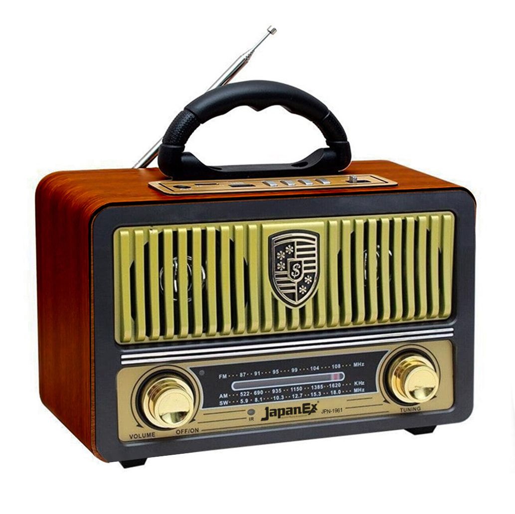 JapanEx JPN-1961 Nostalji Radyo Bluetooth Hoparlör USB/SD/FM/BT