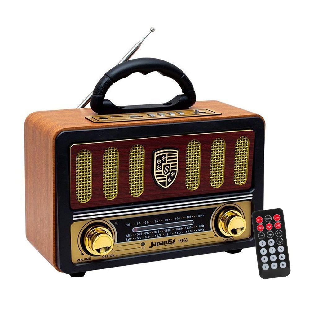 JapanEx JPN-1962 Nostalji Radyo Bluetooth Hoparlör USB/SD/FM/BT
