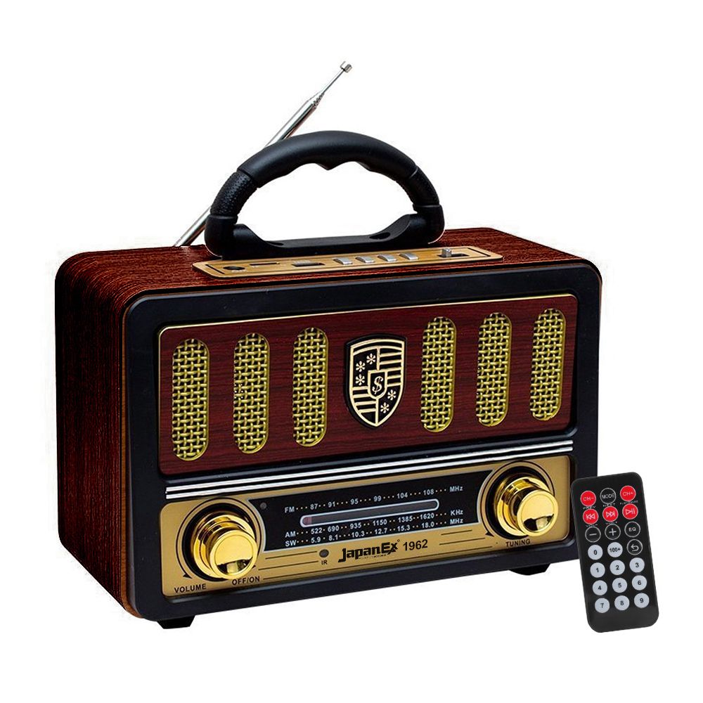 JapanEx JPN-1962 Nostalji Radyo Bluetooth Hoparlör USB/SD/FM/BT