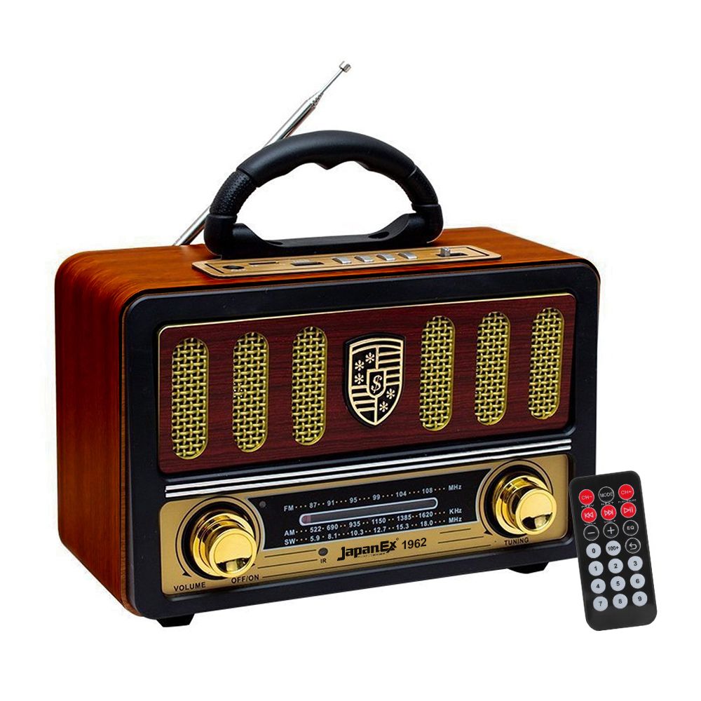 JapanEx JPN-1962 Nostalji Radyo Bluetooth Hoparlör USB/SD/FM/BT