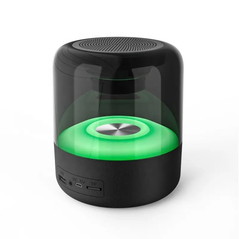 JapanEx Z5 Kablosuz Bluetooth Hoparlör Led Işıklı - Siyah