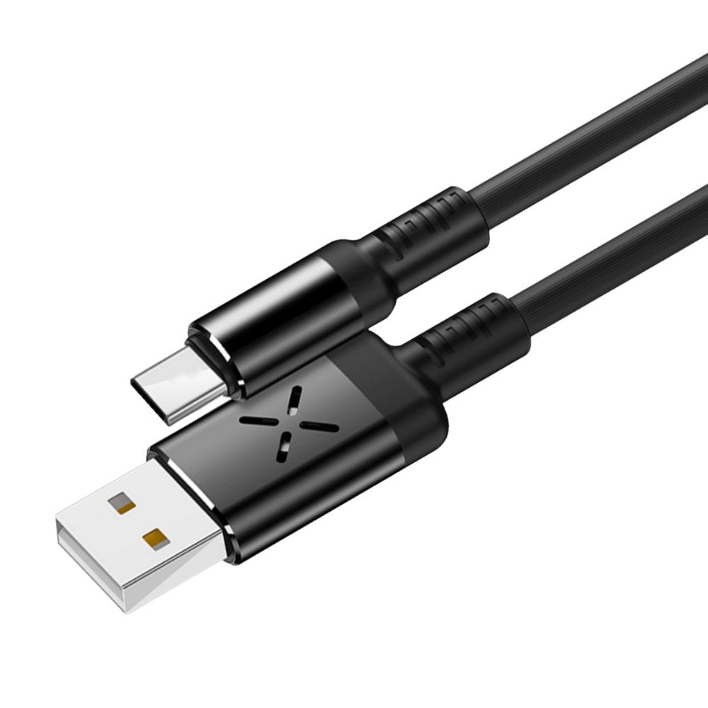 Konfulon DC11T Sese Duyarlı Işıklı Type-C Şarj ve Data Kablosu 2A 1mt