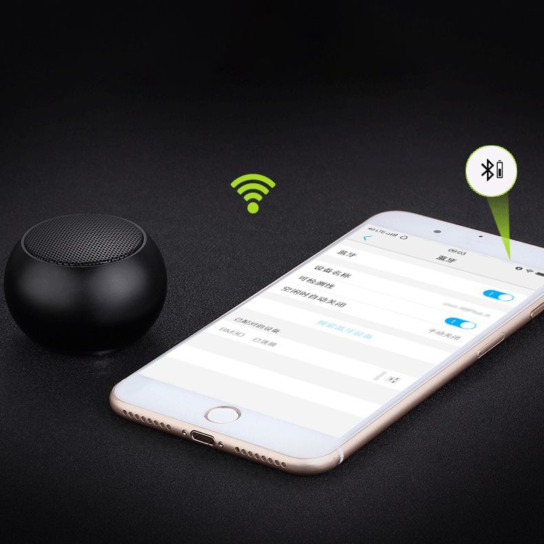 LBS0003 Mini Ses Bombası Taşınabilir Bluetooth Hoparlör Siyah