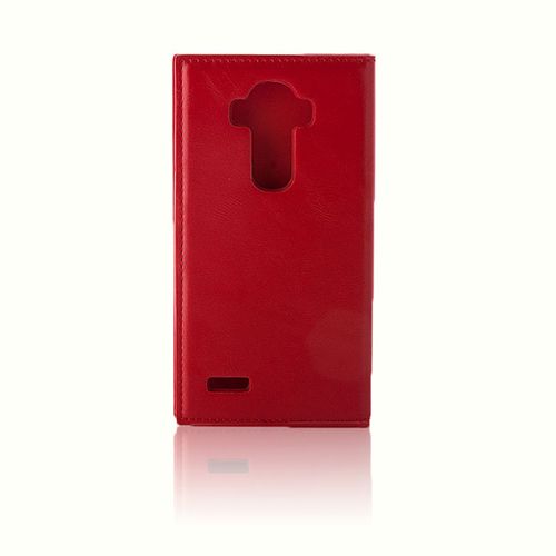 LG G4 Gizli Mıknatıslı Premium Magnum Kılıf Kırmızı
