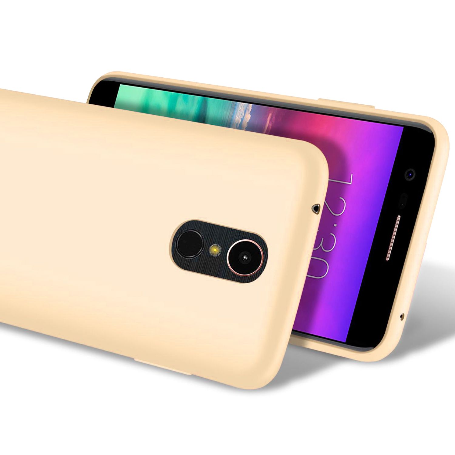 LG Q Stylus Plus Kılıf FitCase PremiumS Silikon Arka Kapak