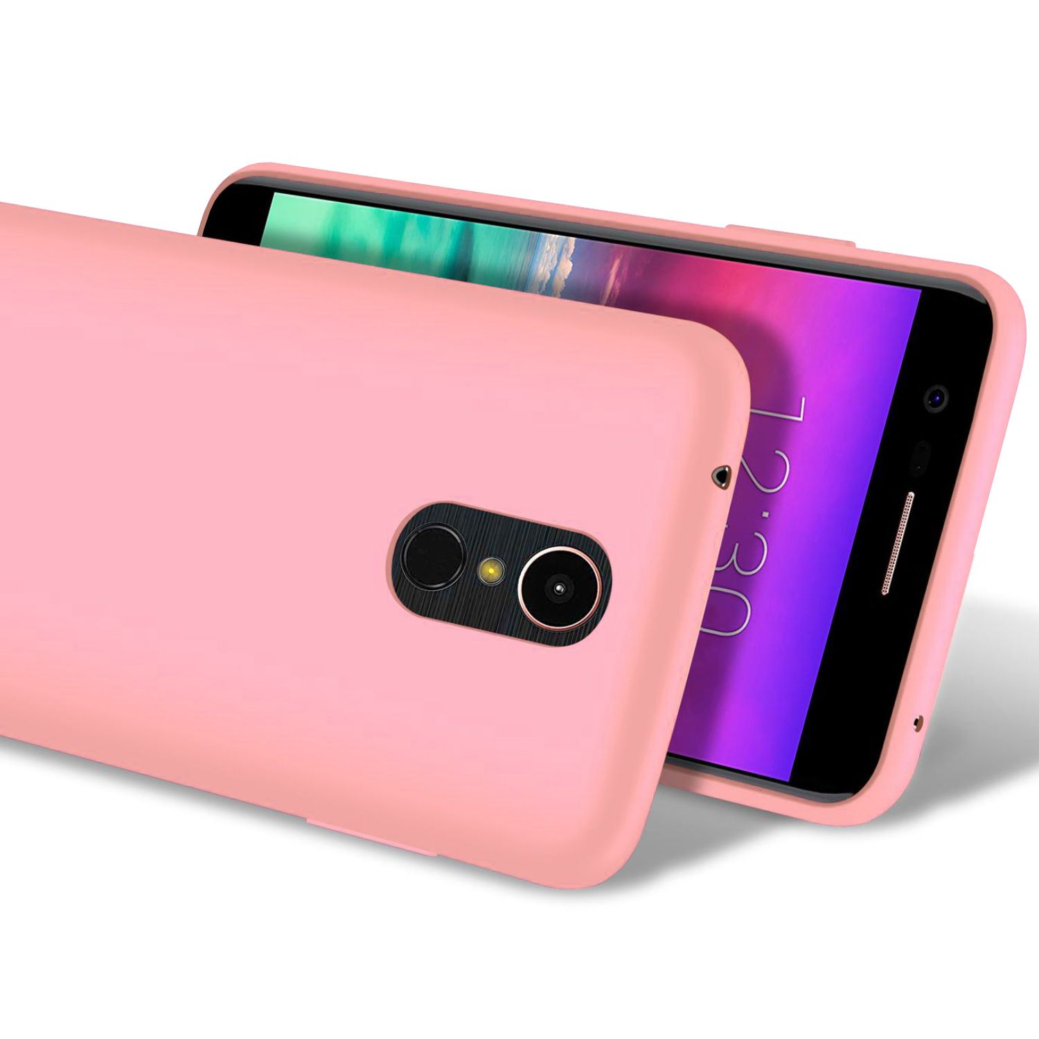 LG Q Stylus Plus Kılıf FitCase PremiumS Silikon Arka Kapak