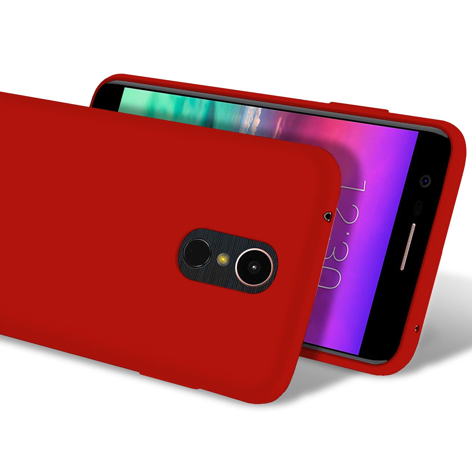 LG Q Stylus Plus Kılıf FitCase PremiumS Silikon Arka Kapak