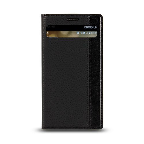 LG V10 Gizli Mıknatıslı Pencereli Magnum Kılıf Siyah