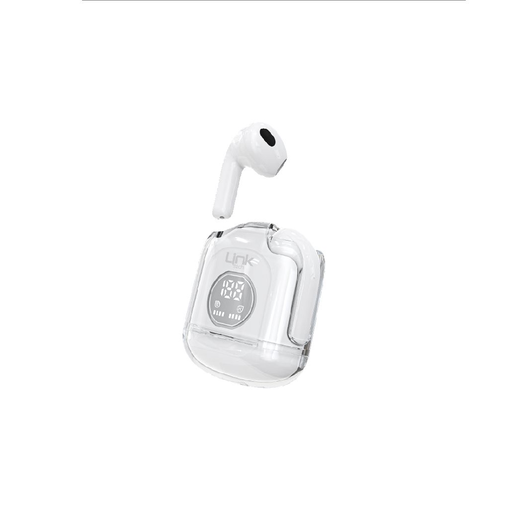 LinkTech C60 TWS Kablosuz Kulak İçi Bluetooth Kulaklık Şeffaf Tasarım
