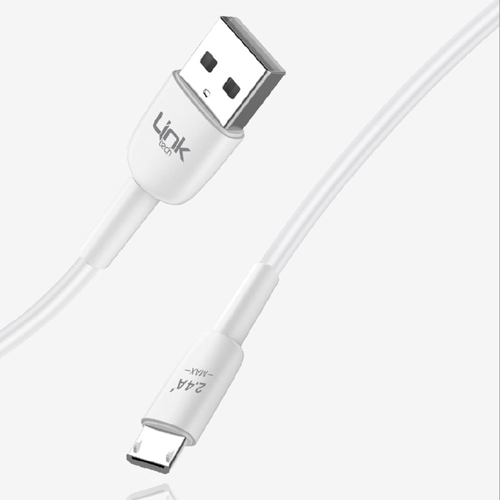 LinkTech K600 Premium Micro USB Data/Şarj Kablosu 2.4A 1mt