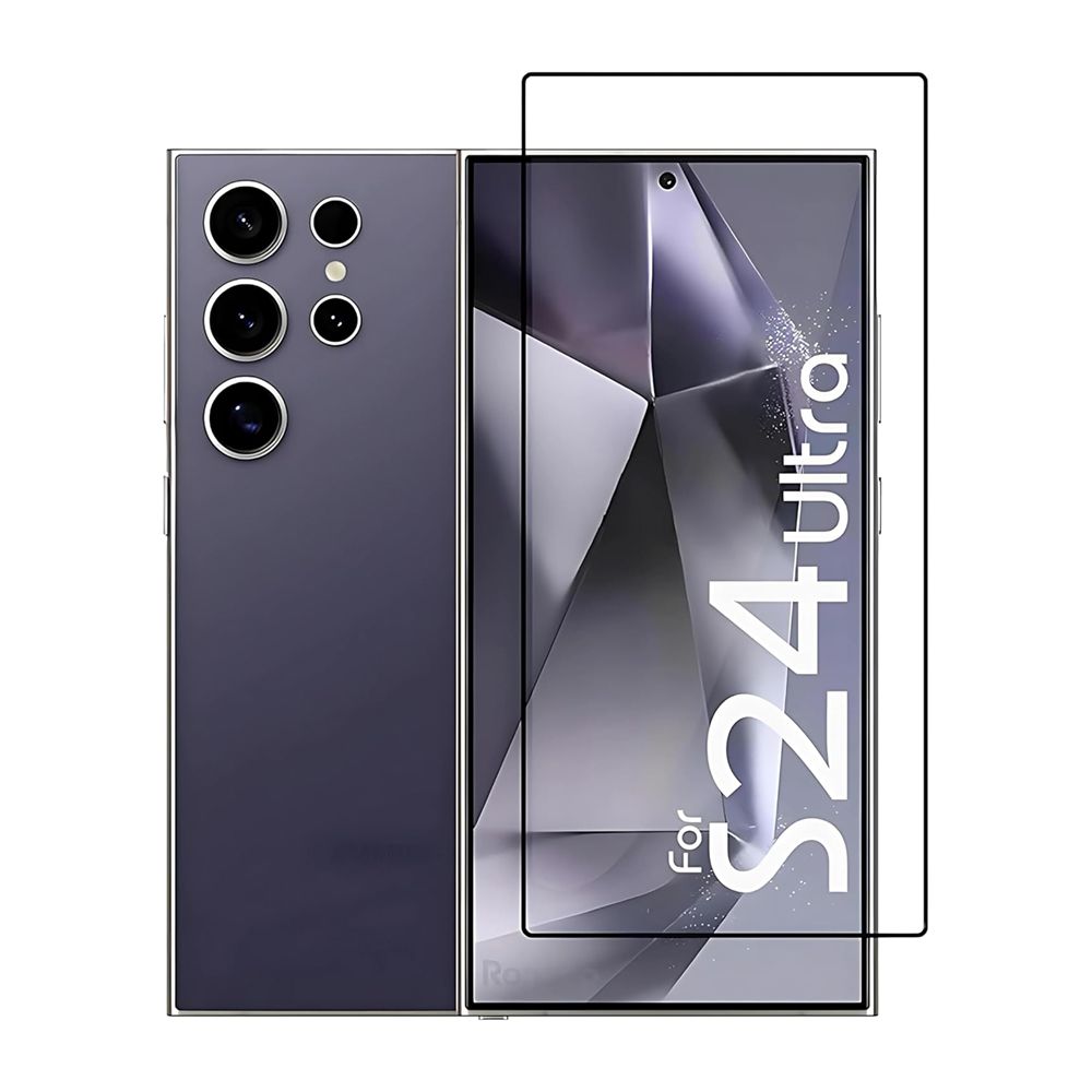 LinkTech Samsung Galaxy S24 Ultra Temperli 5D Pro Cam Ekran Koruyucu
