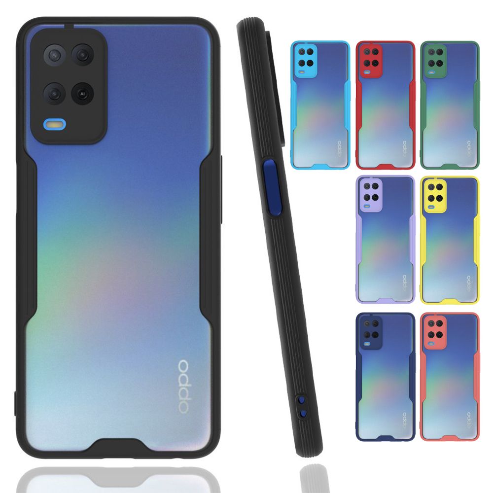 Oppo A54 Kılıf Platin Matte Silikon Arka Kapak