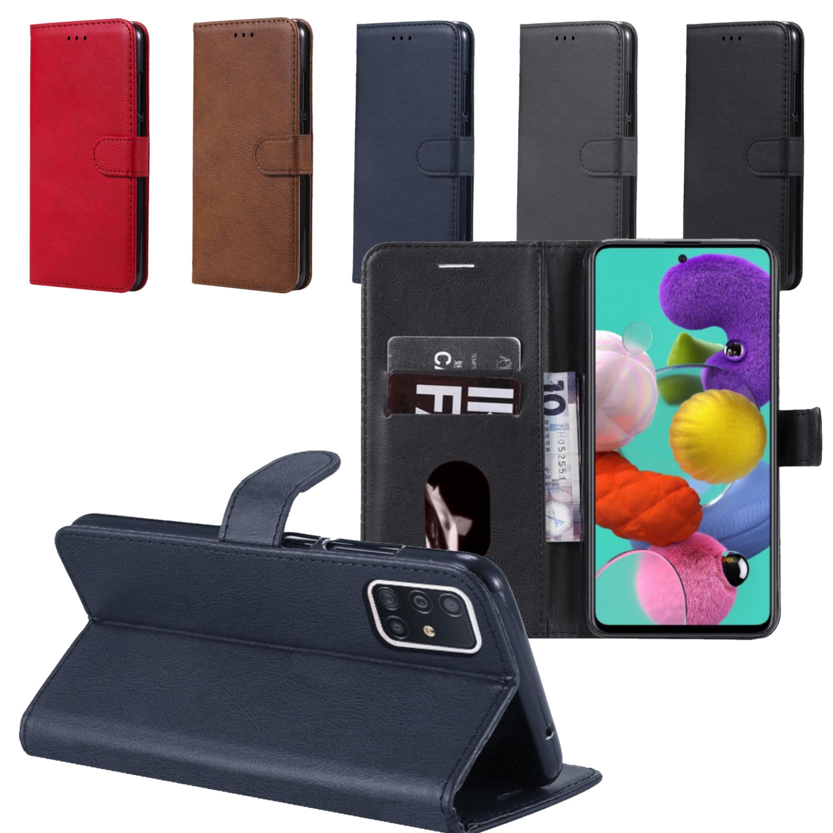 Oppo A74 Uyumlu Elite Kapaklı Cüzdan Kılıf
