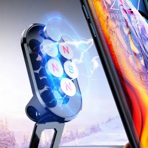 Powerstar ATT-58 Manyetik Katlanır Araç İçi Telefon Tutucu