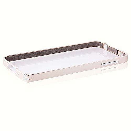 Samsung G900FQ S5 Bumper Çerçeve Kılıf Gold