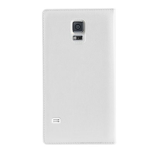 Samsung G900FQ S5 Dikişli Cüzdanlı Kılıf ARIUM SKIN Beyaz