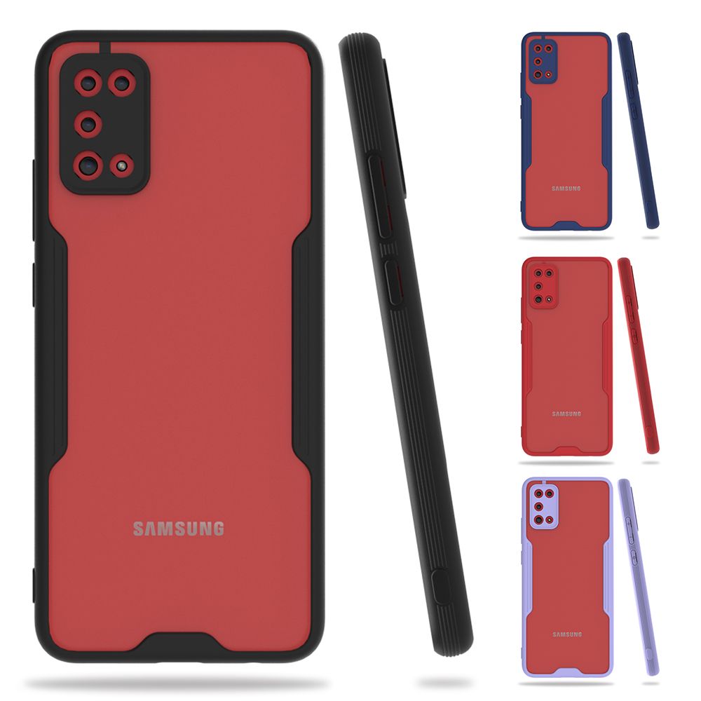 Samsung Galaxy A02s (A025) Kılıf Platin Matte Silikon Arka Kapak