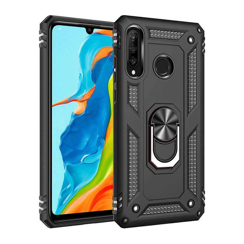 Samsung Galaxy A20s (A207) Kılıf Panzer Ring Tam Koruma Arka Kapak