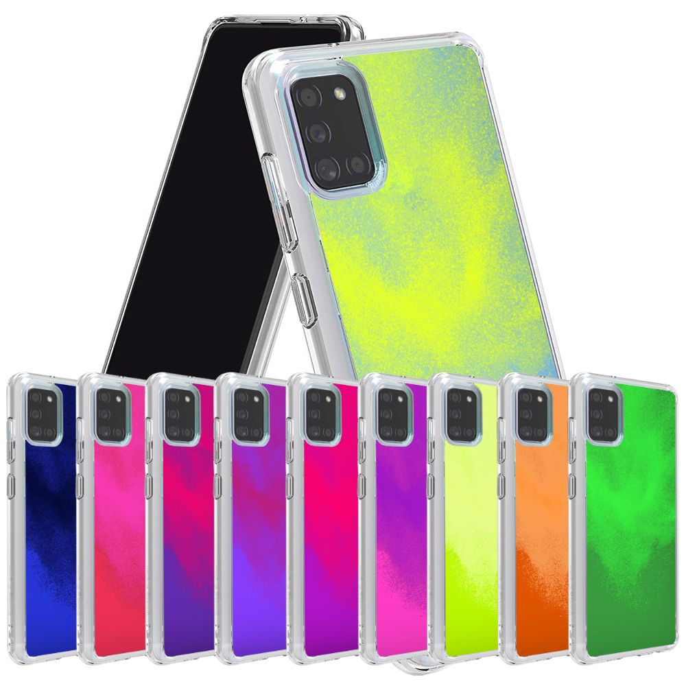 Samsung Galaxy A31 (A315) Kılıf Neon Likit Silikon Arka Kapak