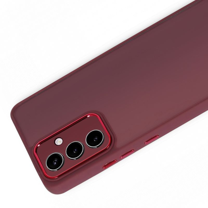 Samsung Galaxy A34 5G Kılıf Freya Lazer Lens Kamera Çerçeveli Silikon Kapak