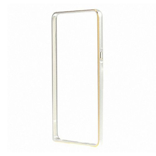 Samsung Galaxy A5 0,7 mm Metal Bumper Arka Koruma Kapaklı Gri