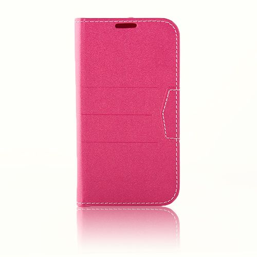 Samsung Galaxy Note 3 Neo (N7500) Dikişli ve Gizli Mıknatıslı Tiger Kılıf Pembe