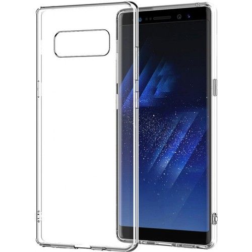 Samsung Galaxy Note 8 (N950) Kılıf Soft Silikon Şeffaf Arka Kapak