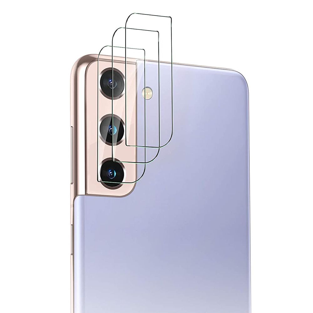 Samsung Galaxy S21 Kamera Lens Koruyucu 3D Cam Şeffaf