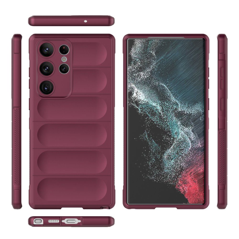Samsung Galaxy S22 Ultra Kılıf Optimum Lens Çerçeveli Silikon Kapak