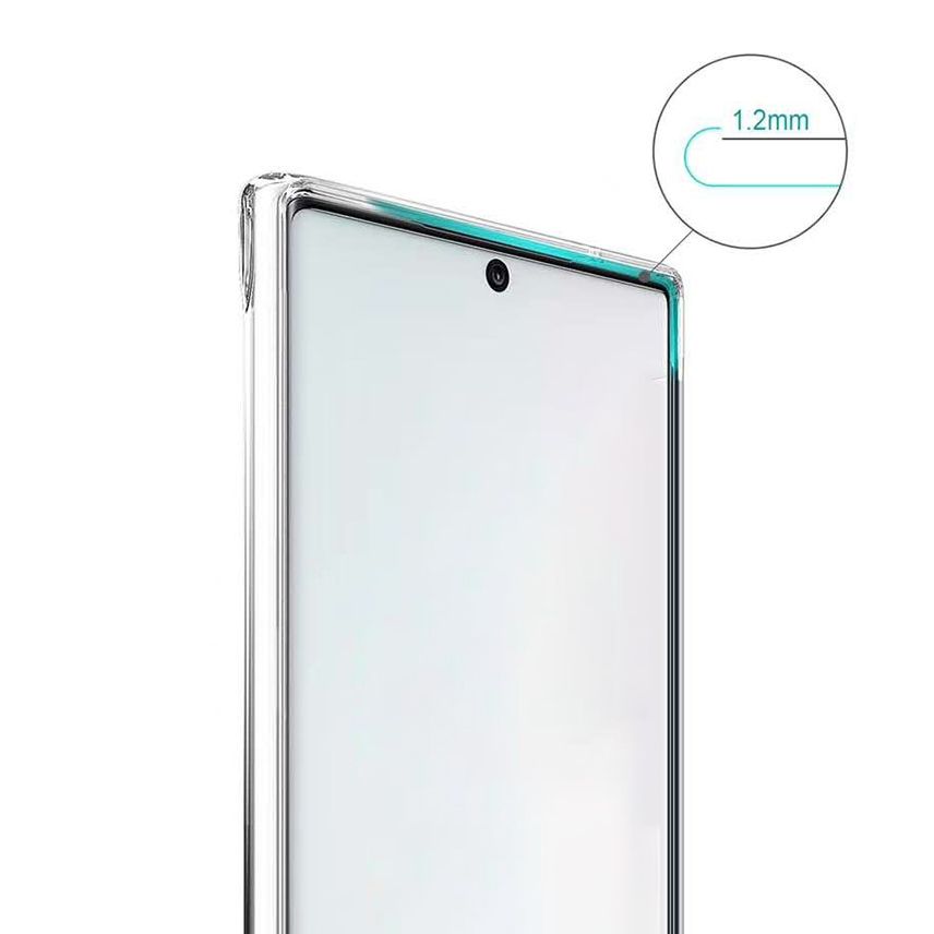 Samsung Galaxy S22 Ultra Kılıf Space Seri Lux Silikon Şeffaf Kapak