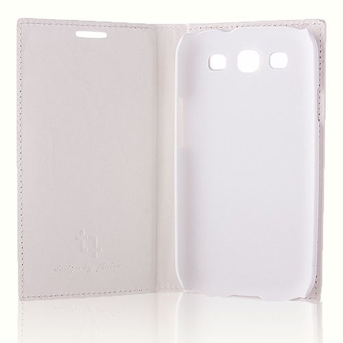 Samsung Galaxy S3 (I9300) Gizli Mıknatıslı Magnum Kılıf Beyaz