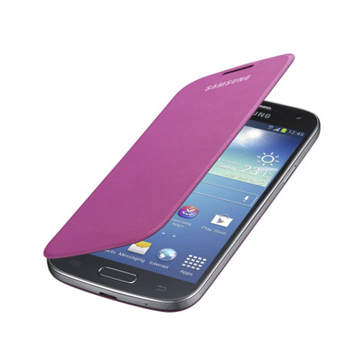 Samsung Galaxy S4 (I9500) Gizli Mıknatıslı Magnum Kılıf Pembe