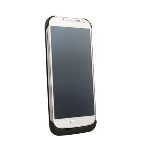 Samsung Galaxy S4 Mini Şarjlı Kılıf Sert Arka Kapak/Kılıf Siyah