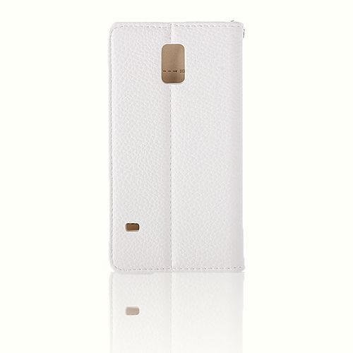 Samsung Galaxy S5 (G900) Cüzdanlı Gizli Mıknatıslı XUNOD Kılıf Beyaz