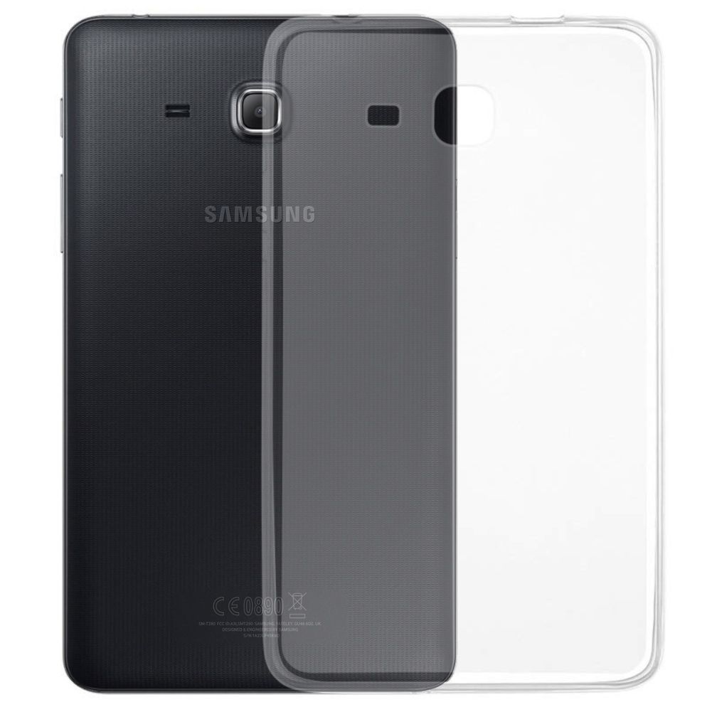 Samsung Galaxy Tab A T280 7' Kılıf Şeffaf Silikon Arka Kapak