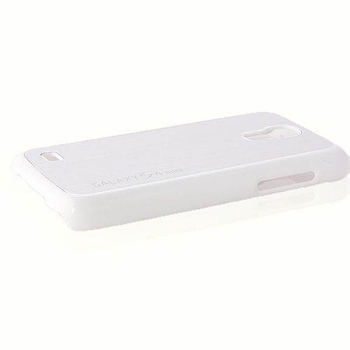Samsung I9190 S4 Mini Koruyucu Metal Arka Kapak Beyaz