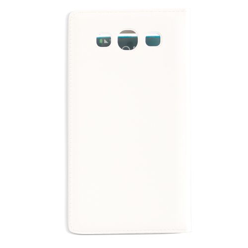 Samsung I9300 S3 Dikişli Cüzdanlı Kılıf ARIUM SKIN Beyaz