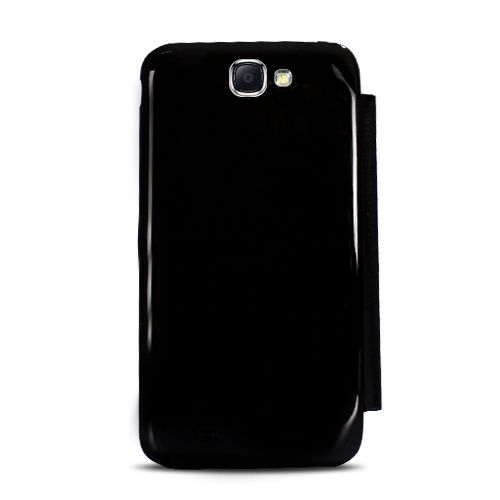 Samsung N7100 Galaxy Note 2 Flip Cover Kılıf Siyah