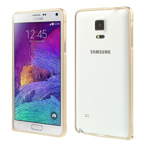 Samsung Note 4 N910 Bumper Çerçeve Kılıf Gold