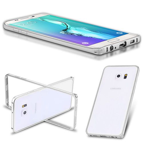 Samsung S6 G920 Bumper Çerçeve Kılıf Gri