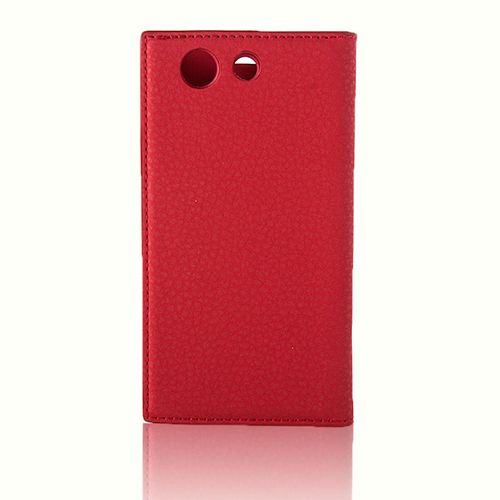 Sony Xperia Z3 Compact Gizli Mıknatıslı Magnum Kılıf Kırmızı