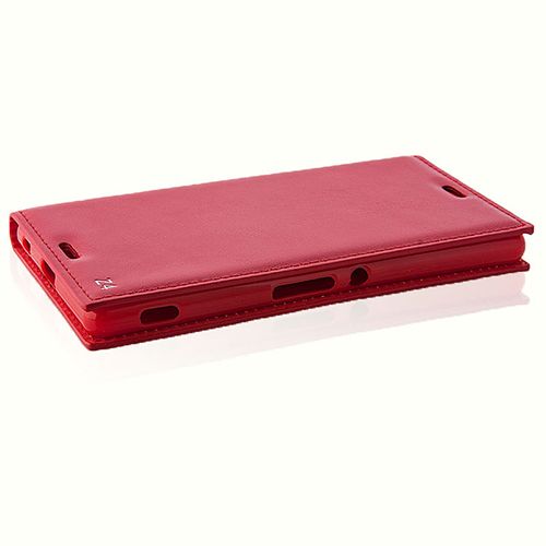 Sony Xperia Z4 Gizli Mıknatıslı Premium Magnum Kılıf Kırmızı