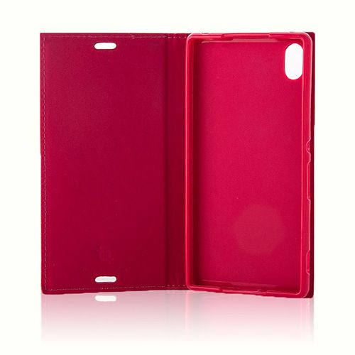 Sony Xperia Z4 Gizli Mıknatıslı Premium Magnum Kılıf Pembe
