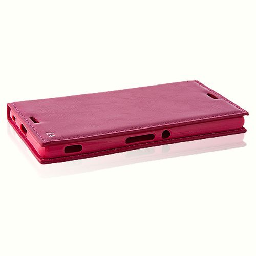 Sony Xperia Z4 Gizli Mıknatıslı Premium Magnum Kılıf Pembe